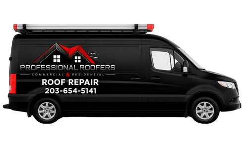 Professional Roofers service truck