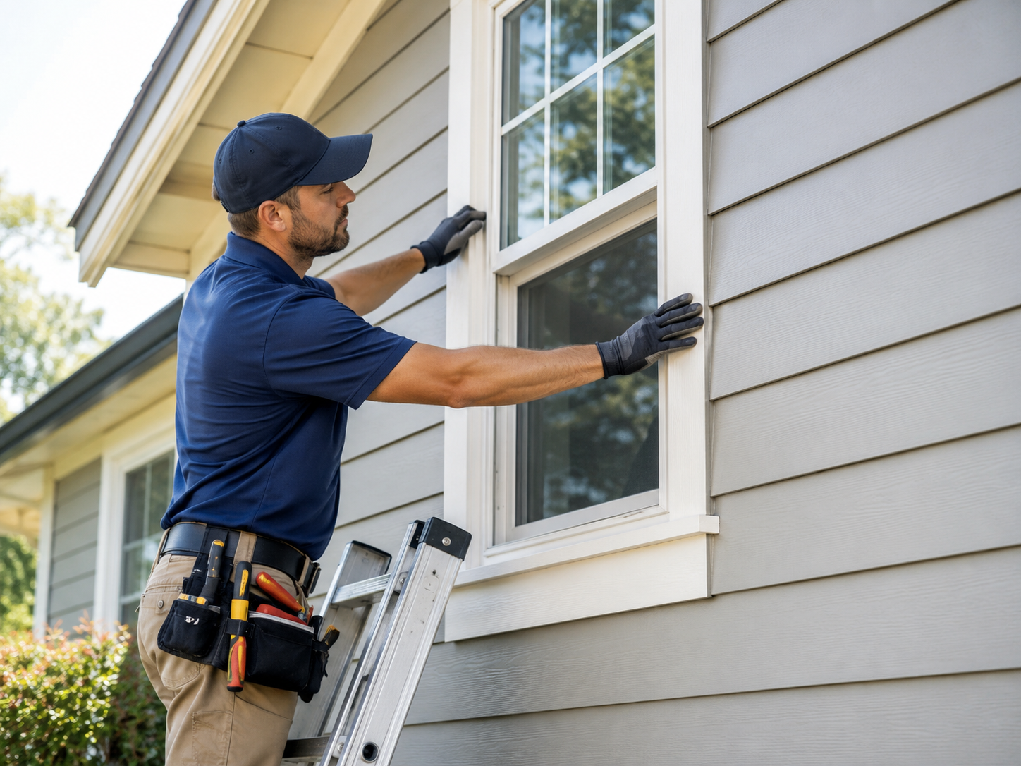 Window repair and exterior opening inspection