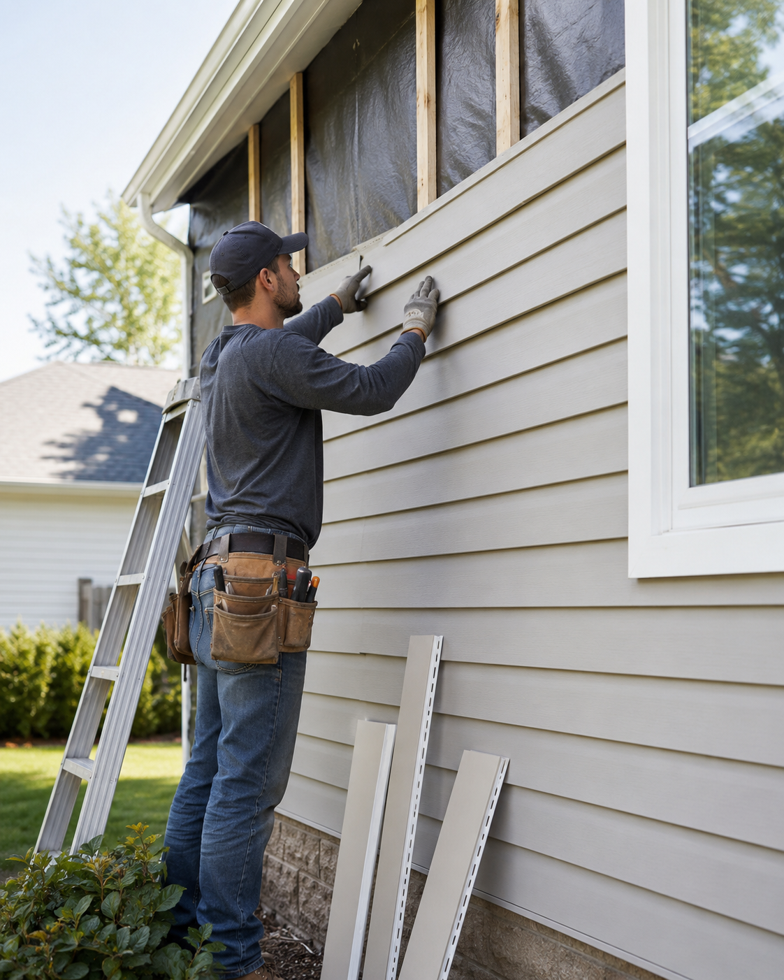 Siding repair and installation service in Milford CT