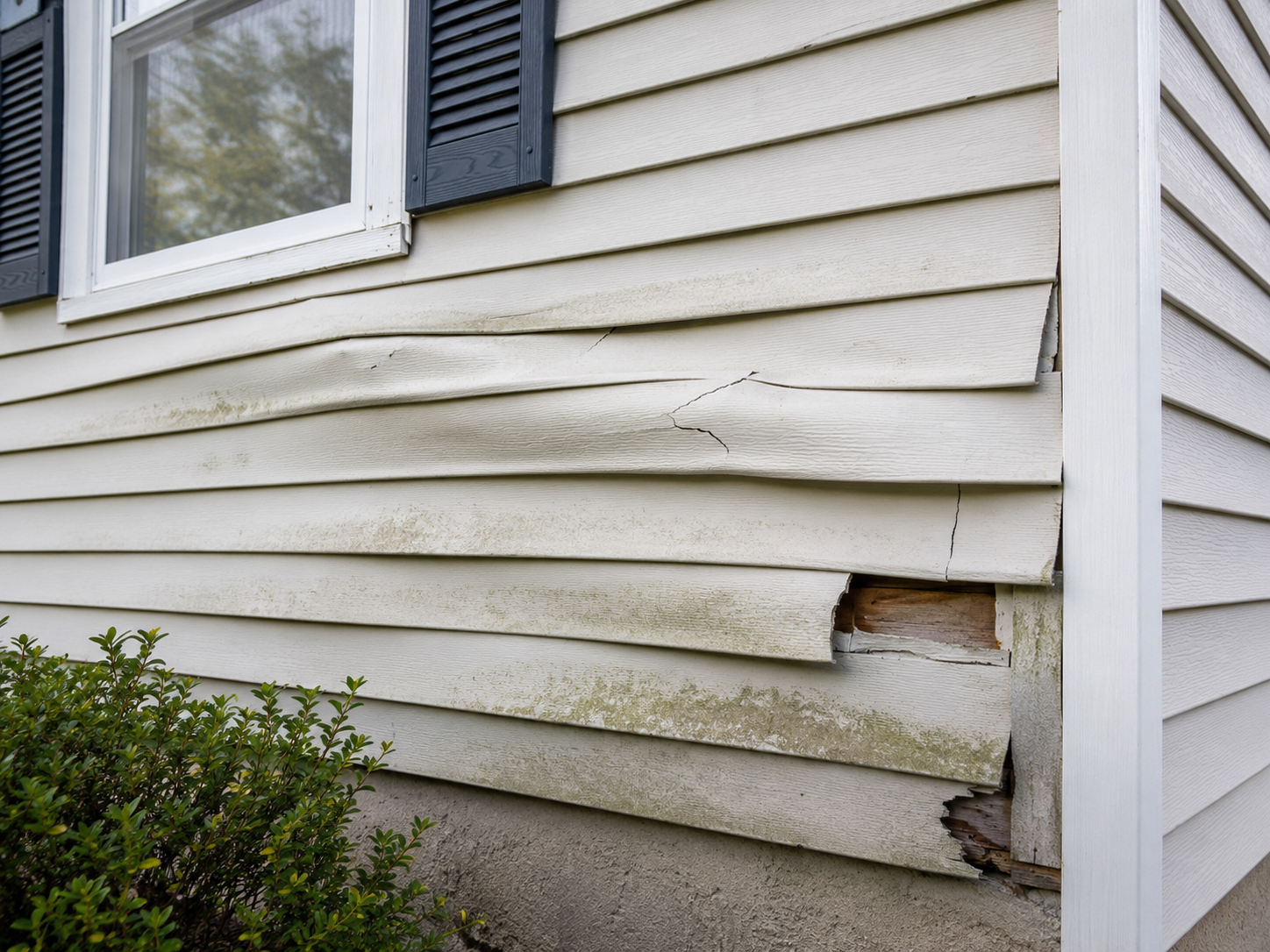 Siding damage and wall system inspection